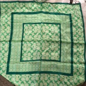 Coach silk scarf